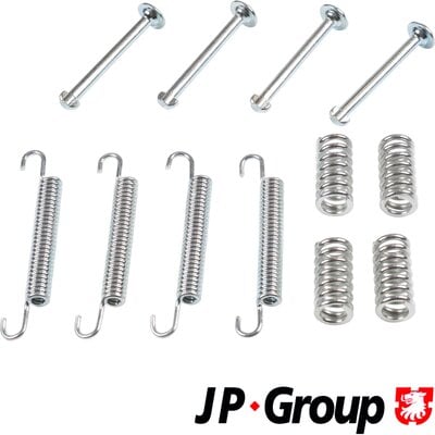 Accessory Kit, parking brake shoes JP GROUP 1264006610