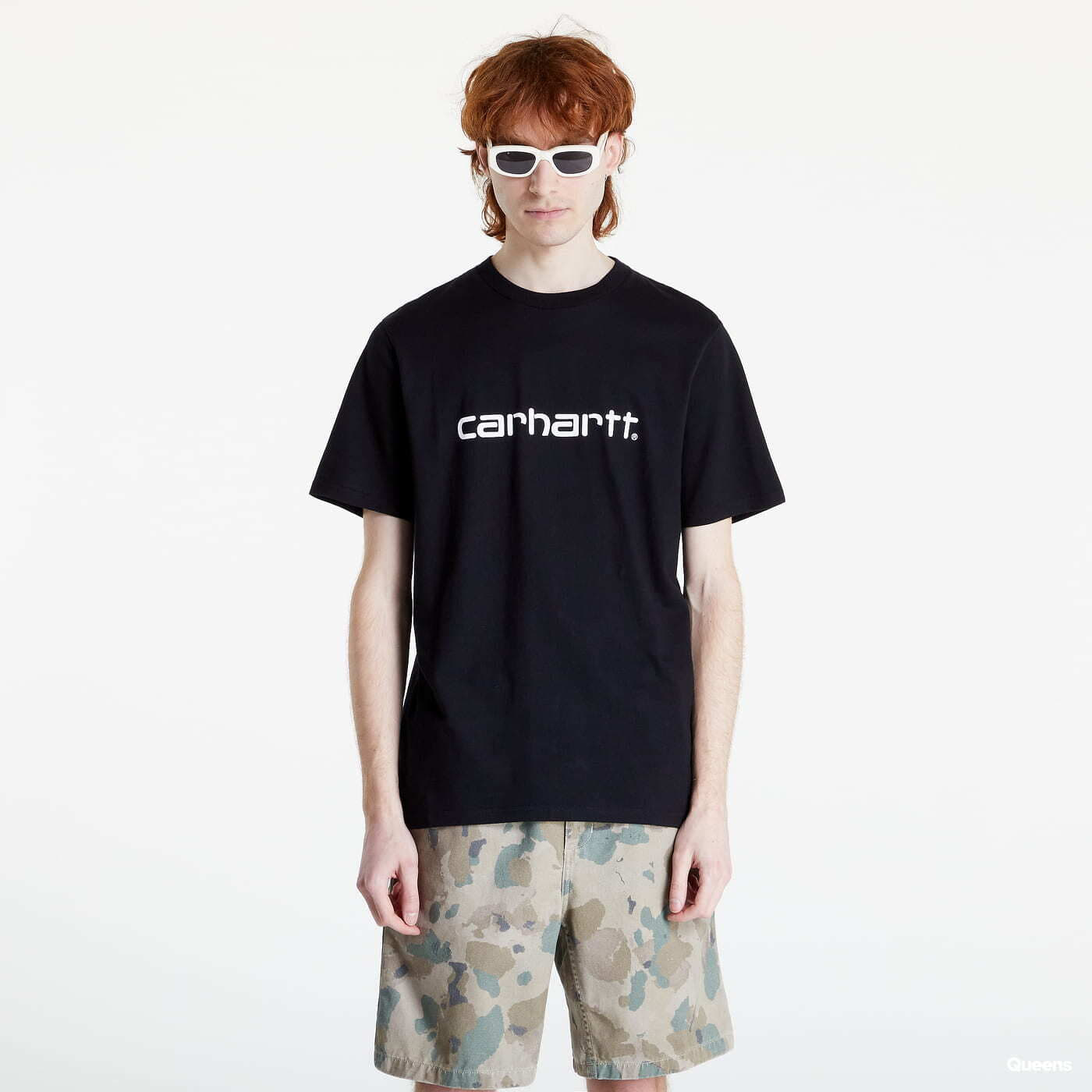 Koszulka Carhartt WIP S-S Script T-Shirt Black- White M