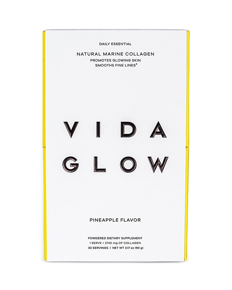 Vida Glow Natural Marine Collagen Dietary Supplement - Pineapple