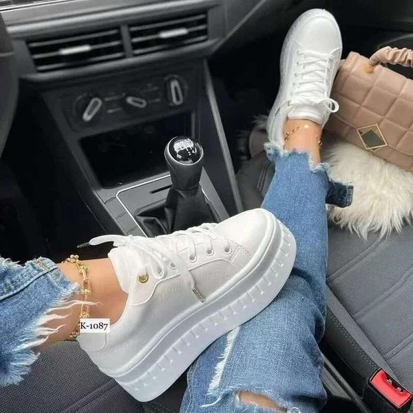 Women Fashion Casual Vulcanized Woman Outdoor Walking Female Breathable Wedge Heel Sneakers Shoes atillas Mujer