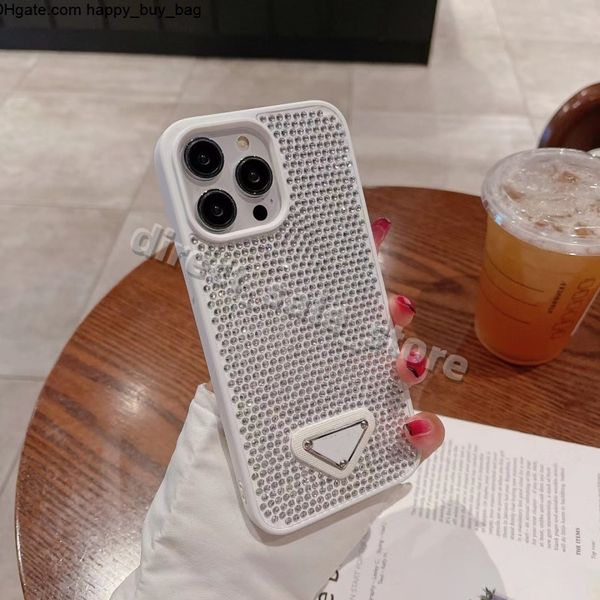 diamond Luxury designer cover Phone Cases for iPhone 15 Pro Max 14 Plus 13 12 11 Fashion Glitter Jewelled Rhinestone Designs CellPhone Case