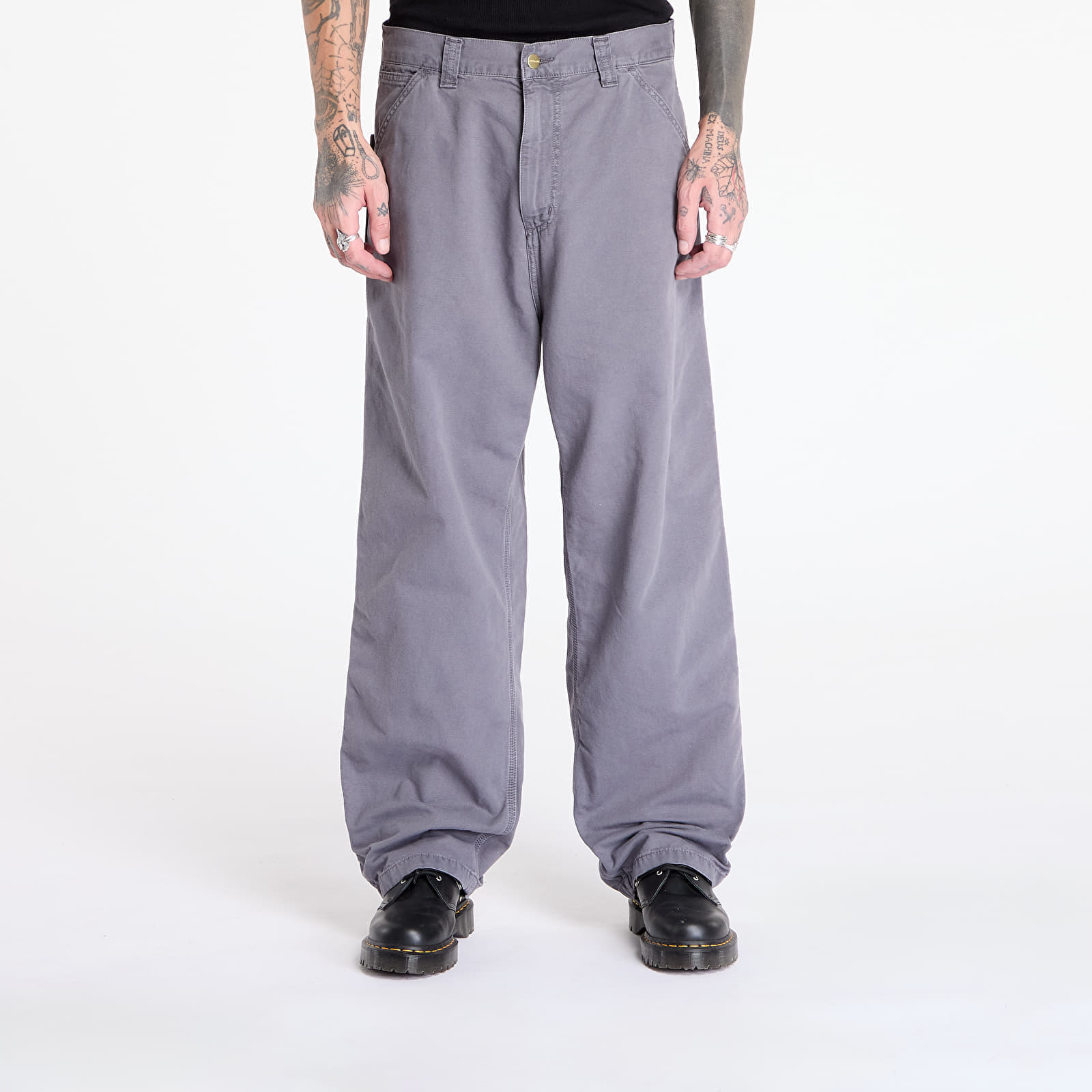Bukser Carhartt WIP OG Single Knee Pant Graphite Stone Dyed XS