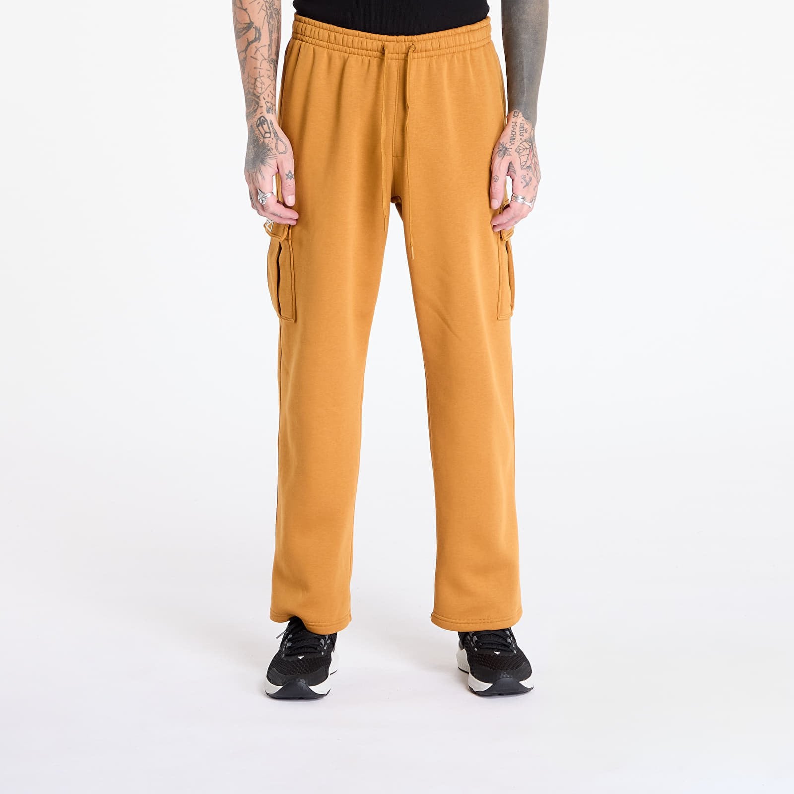Byxor Under Armour Project Rock Icon Fleece Pant Tools Yellow Ochre- Silt M