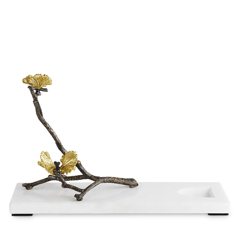 Michael Aram Butterfly Ginkgo Wine Bottle Stand