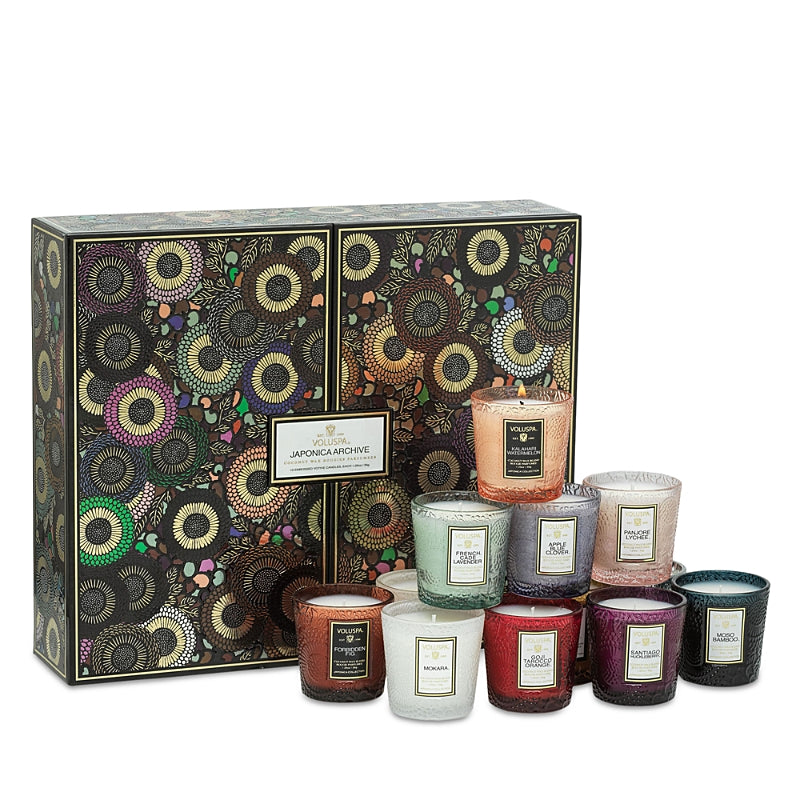 Voluspa Japonica Archive 12 Piece Candle Gift Set