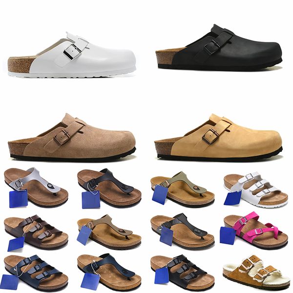 Top Quality Taupe Soft Footbed Beach Sandals Famous Designer Women Mens Classics Flat Cotton Suede Leather Slides Luxury Room Flip Flops Sli