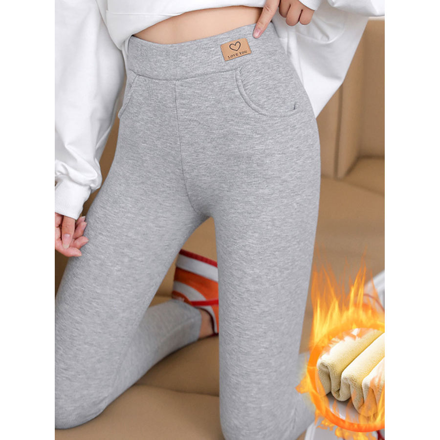 Casual Fleece Thickened Thermal Cotton Leggings