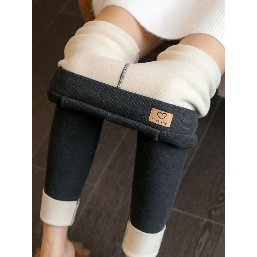 Casual Fleece Thickened Thermal Cotton Leggings