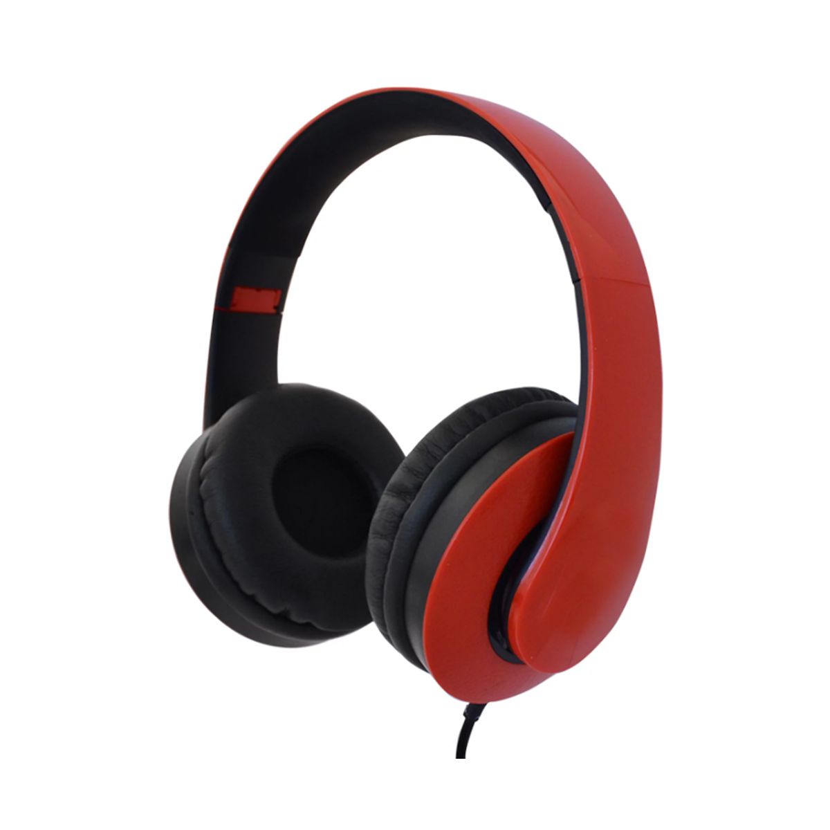 Digital Basics Sonic Maestro DJ-Style Wired Headphones - DB Sonic Maestro Headphones- Jester Red