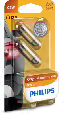 Bulb, licence plate light PHILIPS 12844B2