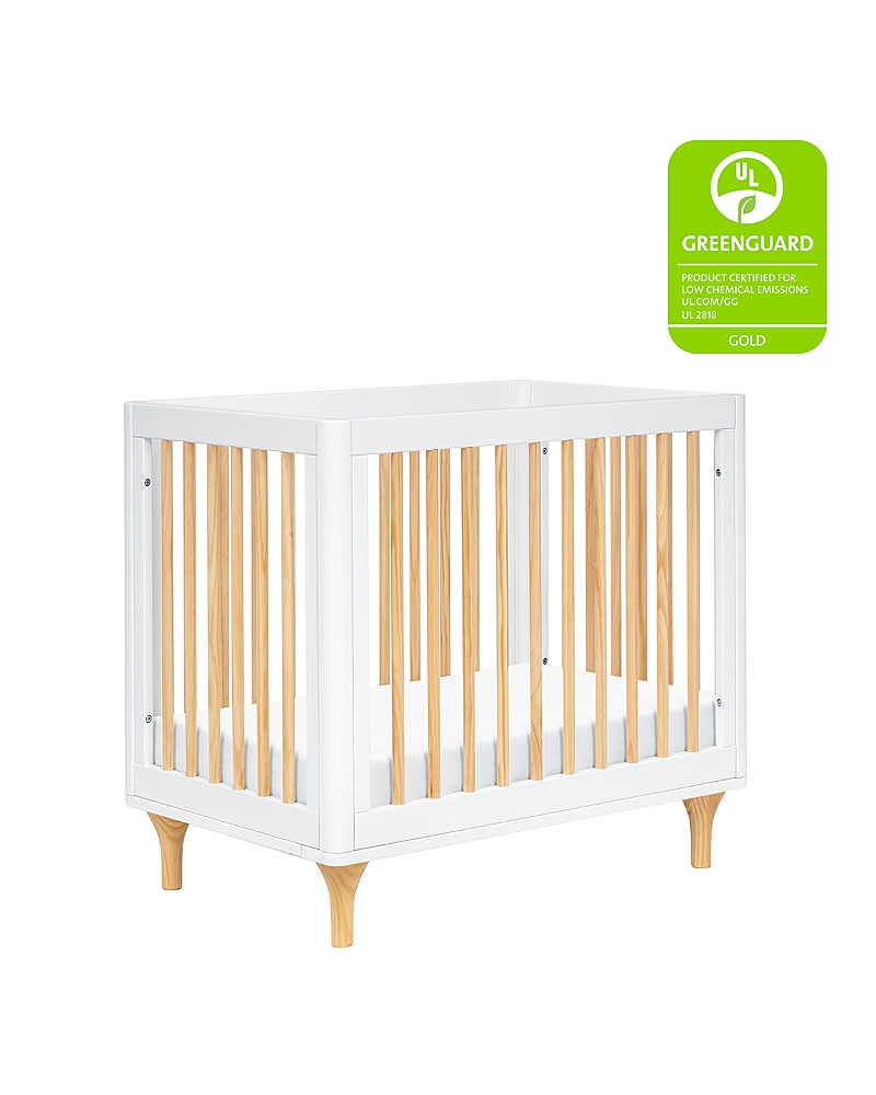 Babyletto Lolly 4 in 1 Convertible Mini Crib and Twin Bed with Toddler Bed Conversion Kit