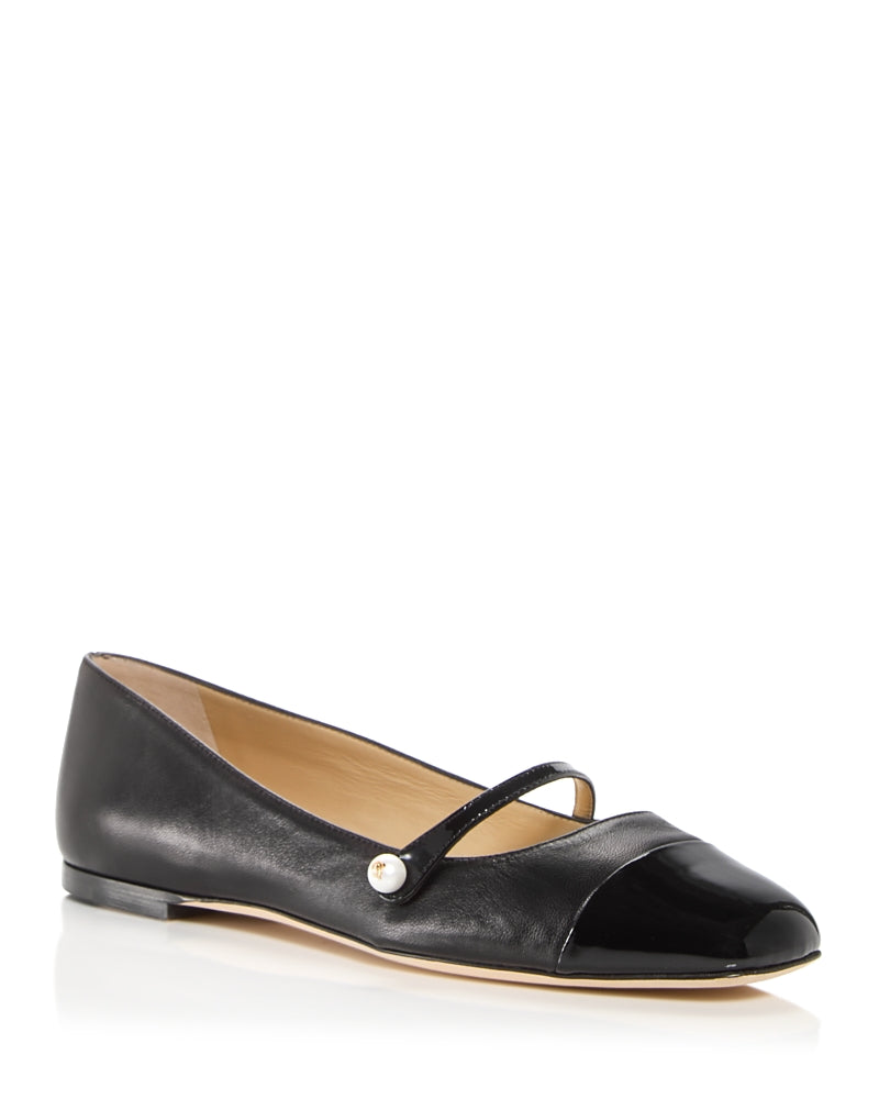 Jimmy Choo Women's Elisa Cap Toe Ballet Flats
