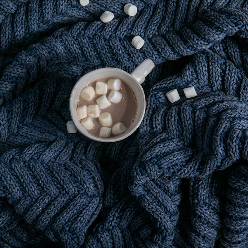 Pink Lemonade Washed Chevron Throw