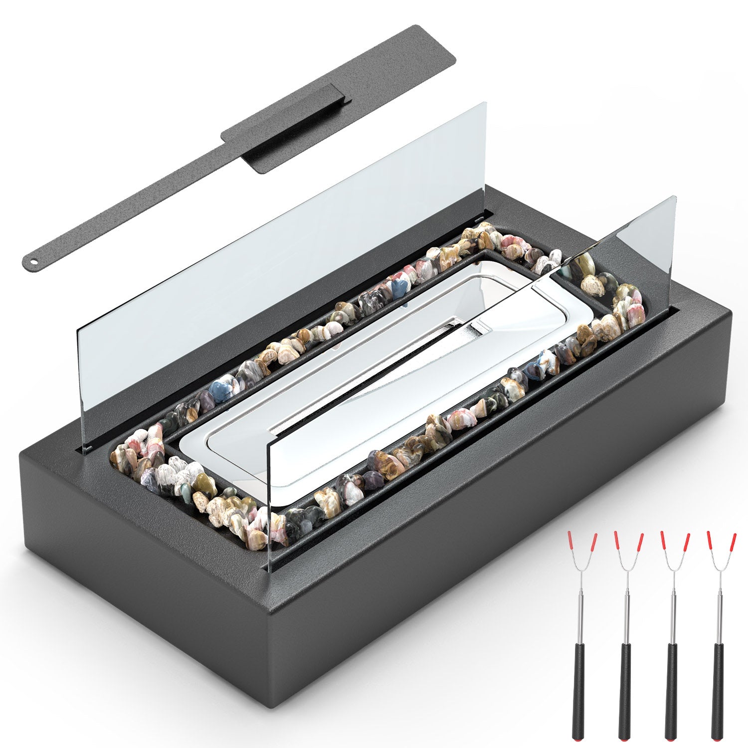 NewHome Tabletop Fire Pit - Black