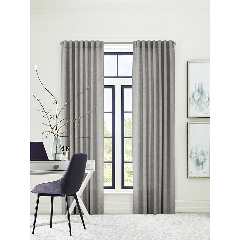 Sunbrella Taylor Light Filtering 3-in-1 Single Curtain Panel, 50 x 96