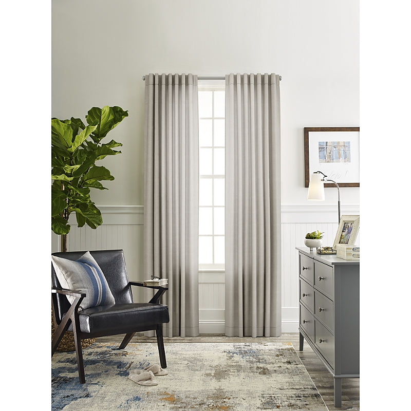 Sunbrella Durant Light Filtering 3-in-1 Single Curtain Panel, 50 x 84