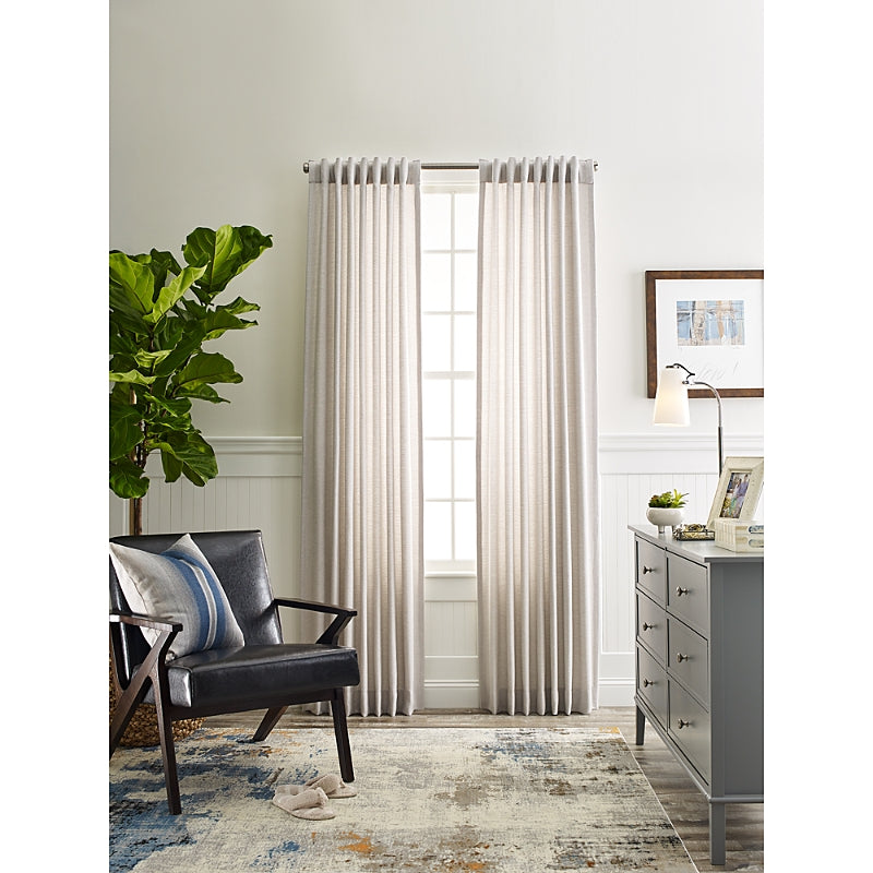 Sunbrella Lucena Light Filtering 3-in-1 Single Curtain Panel, 50 x 96