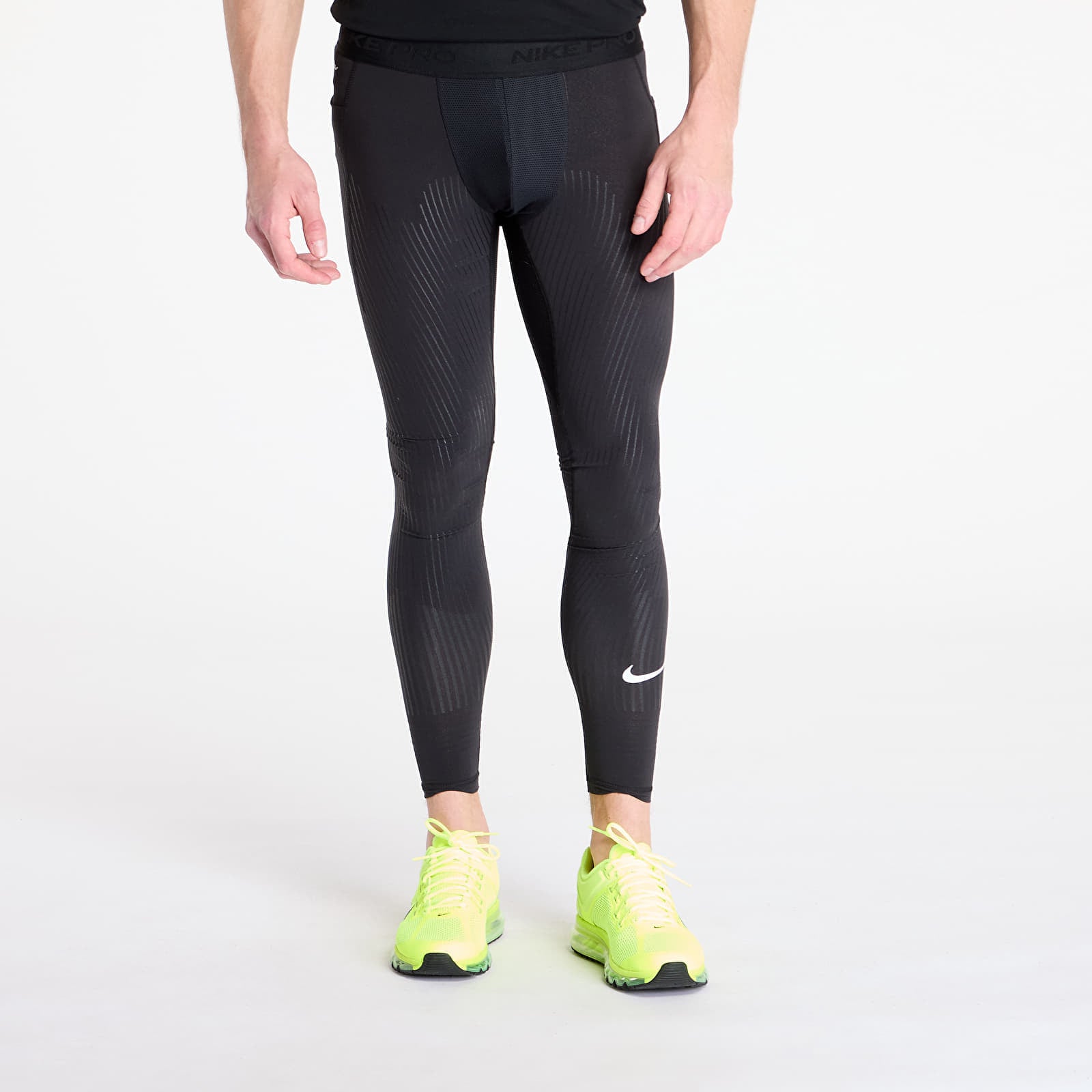 Leggings Nike Pro Recovery Men's Dri-FIT ADV Fitness Tights Black- White M