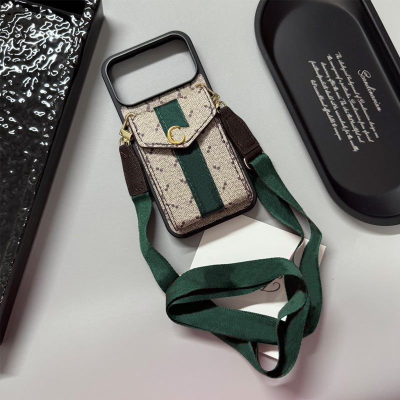 Phone Case Designer iPhone Case for iPhone 17 Pro Max 16 Pro Max 13 12 14 Plus 15 Plus 11 Case Card Slot Card Holder Wallet Case Cover Straps Lanyar