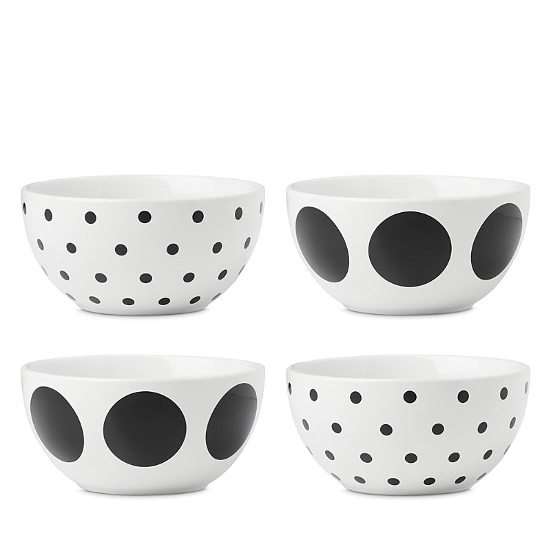 kate spade new york On The Dot Assorted All Purpose Bowls, Set of 4