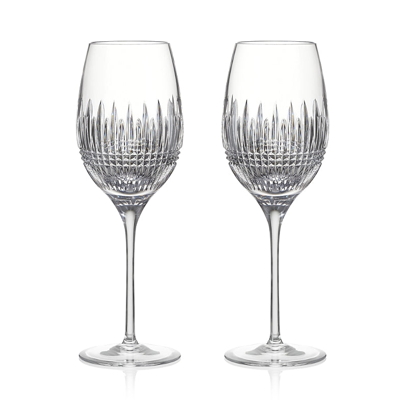 Waterford Lismore Diamond Essence Medium White Wine Glasses, Set of 2