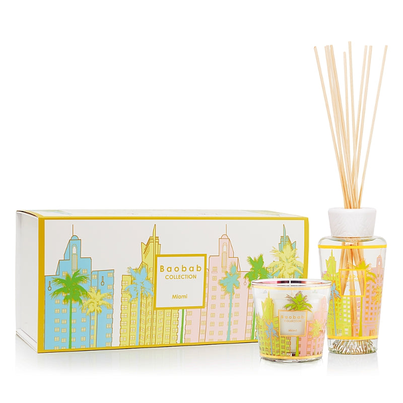 Baobab Collection My First Baobab Candle & Diffuser Gift Box - Miami