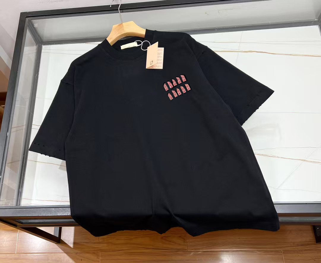 9A Womens T Shirt Tees Shirts Vest Designer Tank Summer Short Sleeves Round Neck Woman Tops T-Shirts With Embriodery Tshirts S-3XL