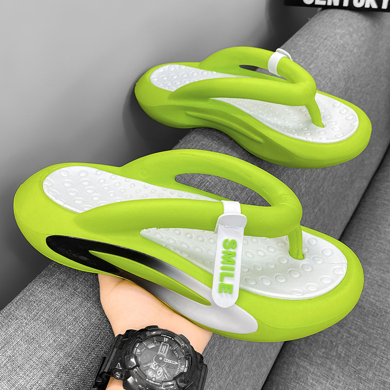 High Quality Men Women Flip Flops Outdoor Indoor Slippers Soft Sole Men Beach Sandals Non-slip Bathroom Home Men Flip Flops