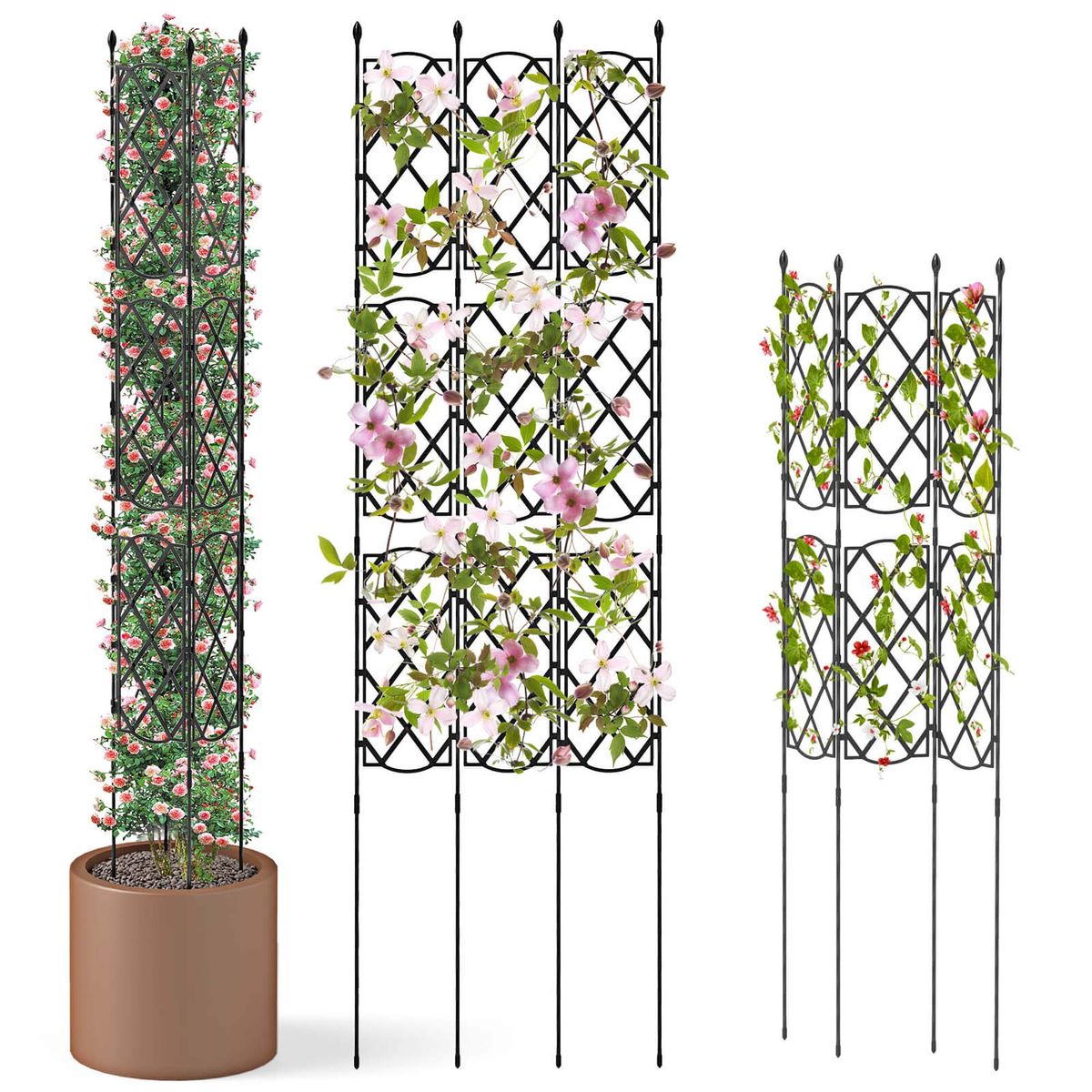 58" x 73" Garden Trellis for Climbing Plants  - Trellis-1