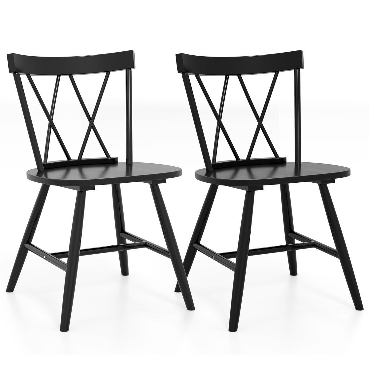 Farmhouse Kitchen Chairs (Set of 2 or 4) - Dining Chairs Set of 2