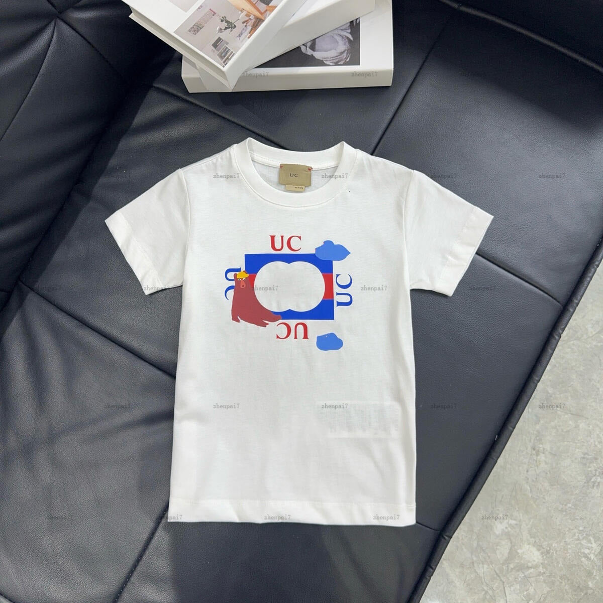 Top baby T-shirt Complete labels child tshirt Round neck kids designer clothes boys girls Short Sleeve tees A236X07N055-h
