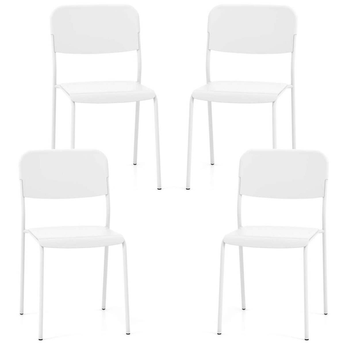 Modern Dining Chairs (Set of 4) - Dining Chairs White