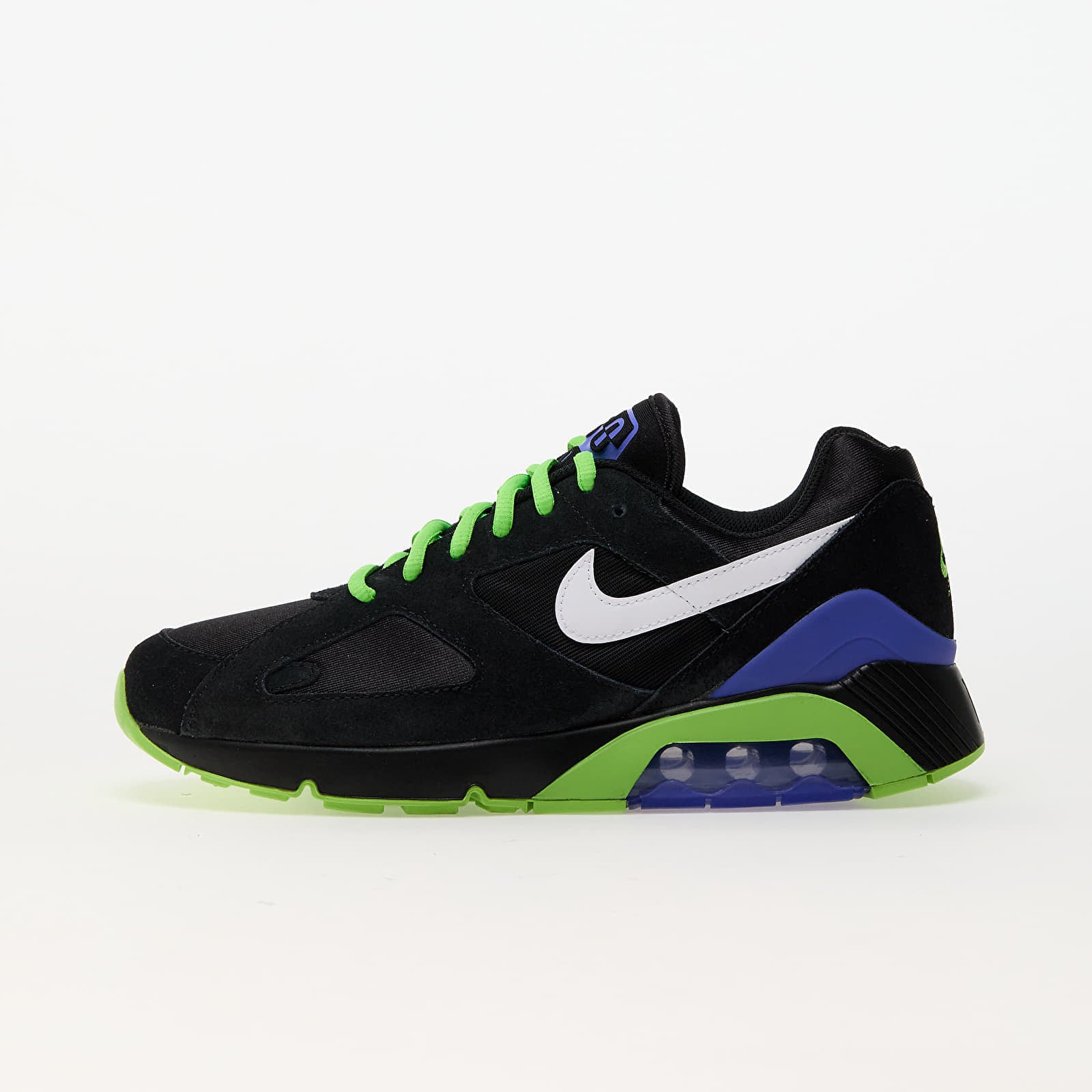 Sneakers Nike Air 180 Black- White-Action Green-Persian Violet EUR 36.5