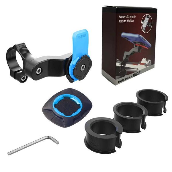 Motocicleta Bicicleira por porta de bicicleta portador de bicicleta Bicycle Phone Stand Ram Mount MTB Bicycle Scooter Security Cell Phone Ac