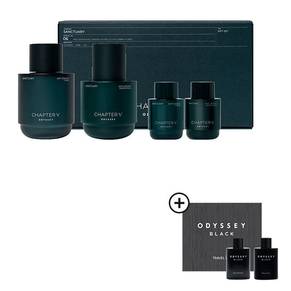 ODYSSEY Chapter V Anti-Oxidant Sanctuary Gift Set(Product : Anti-Oxidant Toner 140ml+Anti-Oxidant Moisturizer 110ml - Free Sample : Anti-Oxidant Toner