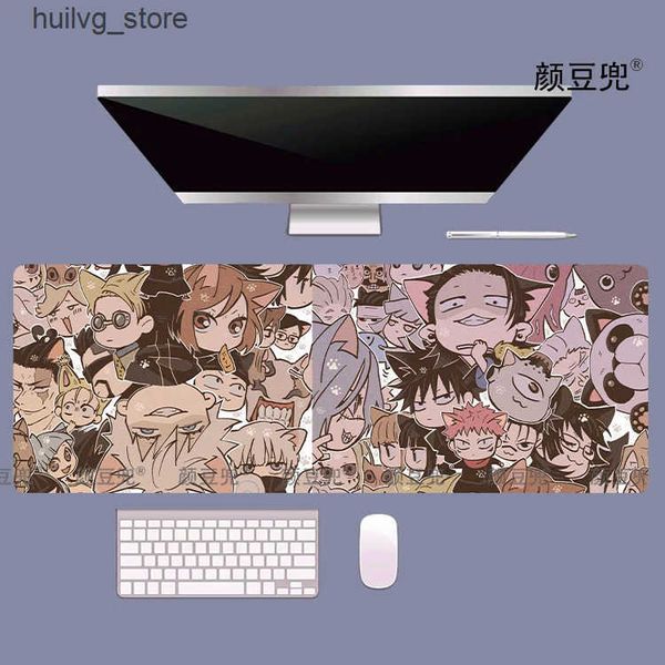 Pads Wrist Rests Itadori Yuji Anime Jujutsu Kaisen For Gaming Large And Small Size Mousepad Gamer Company Keyboard Mouse Mats Carpet Compute
