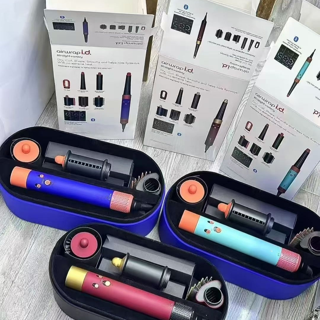 Curling Irons Hair Straighteners Hair Air Wrap Multifunction Hair Divider Warm Air Comb Anion Hairdryer Hair Dryer Hair Curler Hair Shaper Clipper B