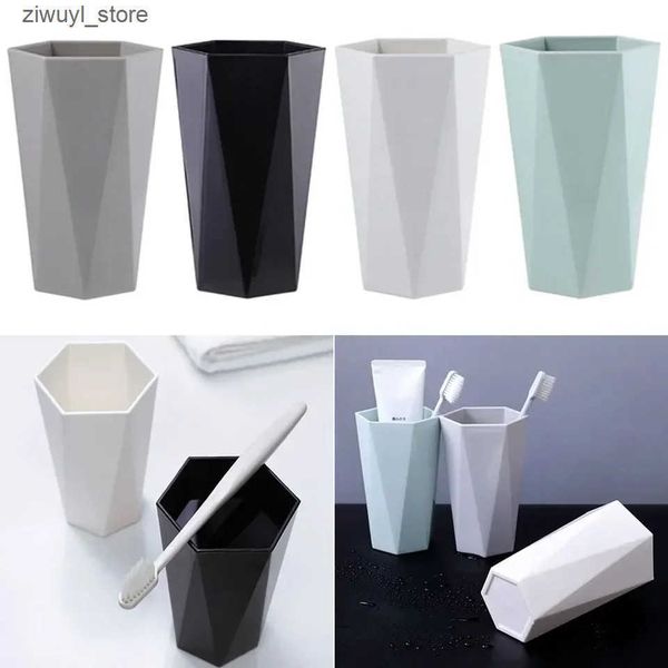 Toothbrush Holders 300ML Bathroom Toothbrush Cup Nordic Travel Set Washing Brush Cup Rinsing Cup Toothbrush Glass Couple Cup Bathroom Access