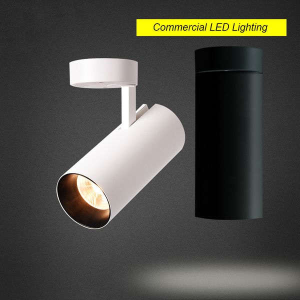 Mounted COB Spotlight, Adjustable Simple Style LED Ceiling Lighting, LED Track Light for Lighting Fixture,Closet Room Office,