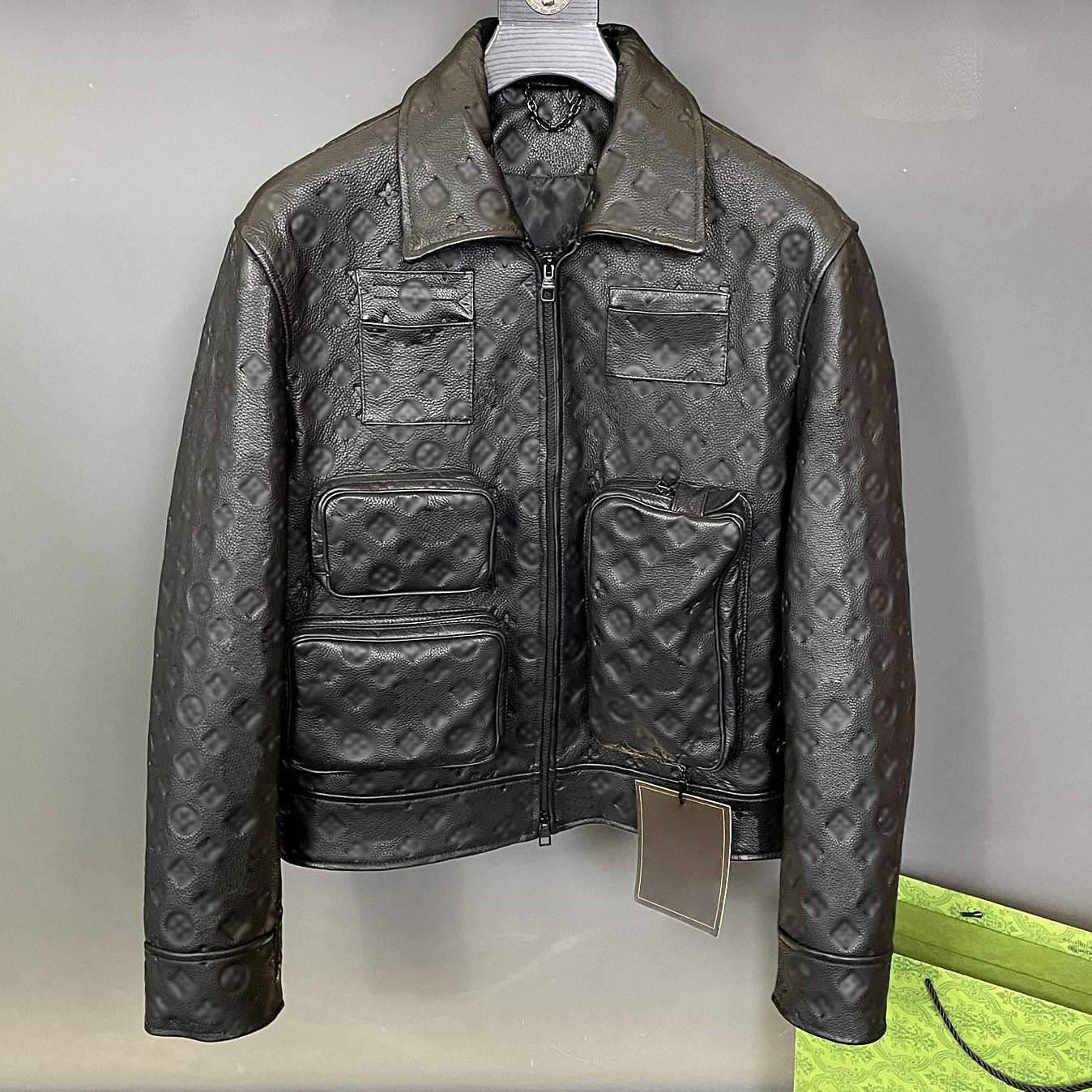 Men&#039;s plus size Outerwear Genuine Leather Coats Designer Jacket Puffer Jackets hoodie suit hooded casual fashion top quality wild breathable lo