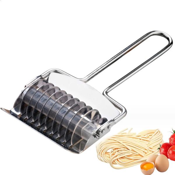 Manual Noodle Cutter Stainless Steel Roller Maker Fast Food Noodles Dough Rolling Machine Pasta Tools Gadgets for Kitchen y240923