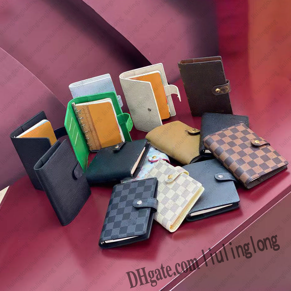 Top Designer Large DESK AGENDA COVER Agenda Holders Memo Planner Men Women Notebook Diary Agendas Protective Case Passport Holder Wallet Desktop Not