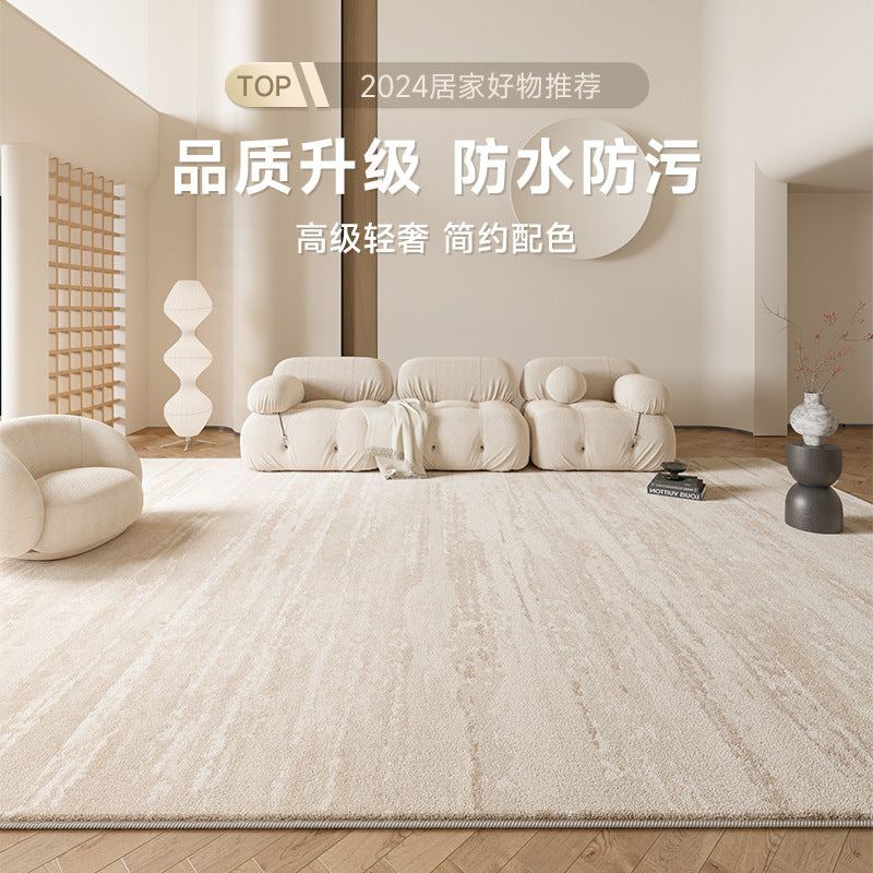 Cream style waterproof and stain resistant bedroom floor mat sofa, light luxury and high-end feel, fully furnished for home use