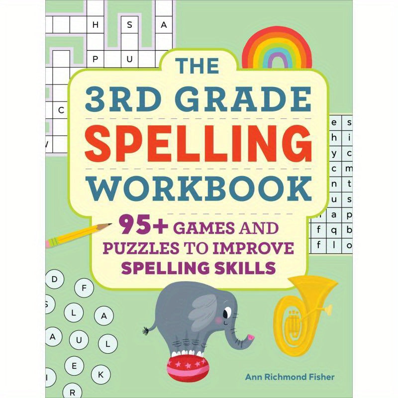 TEMU The 3rd Grade Spelling Workbook: 95 Games And Puzzles To Improve Spelling Skills