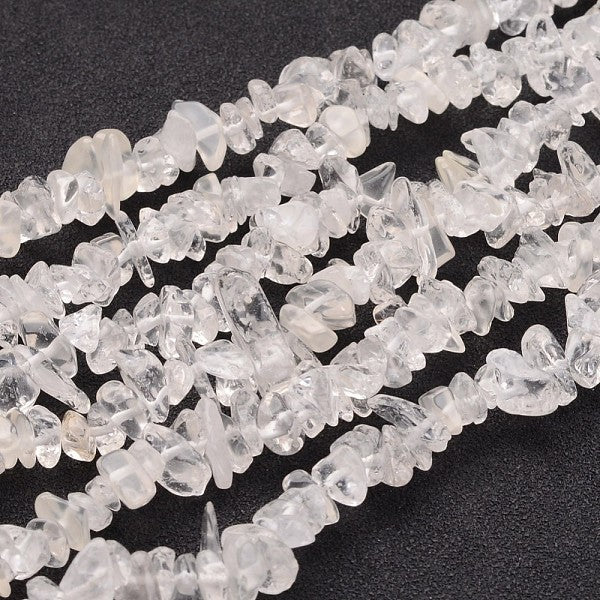 Natural Quartz Crystal Chips Beads Strands