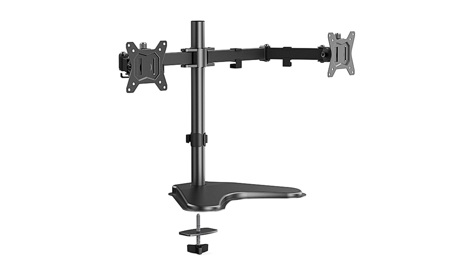 ErgoAV Motion Desk Stand for Dual Monitors: For 2 Monitors 13" to 32"