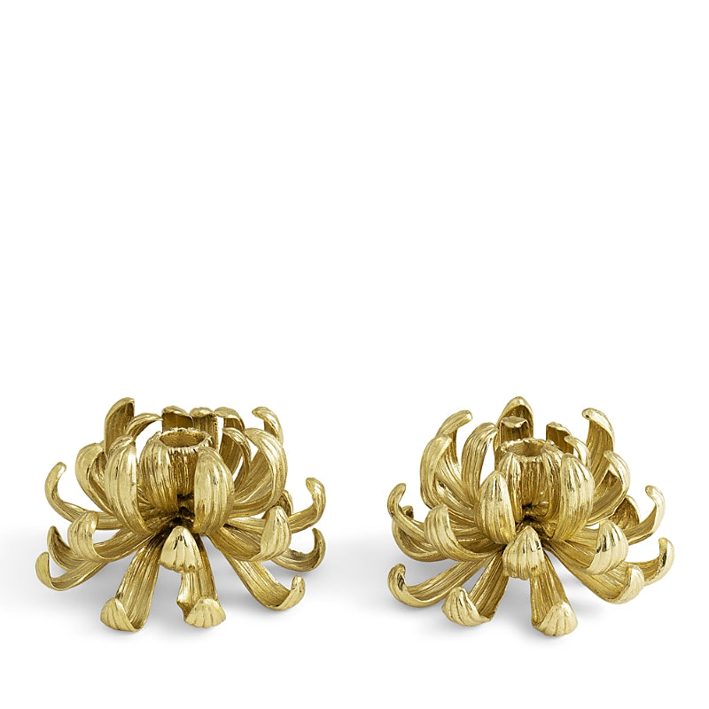 Michael Aram Dahlia Candle Holders, Set of 2