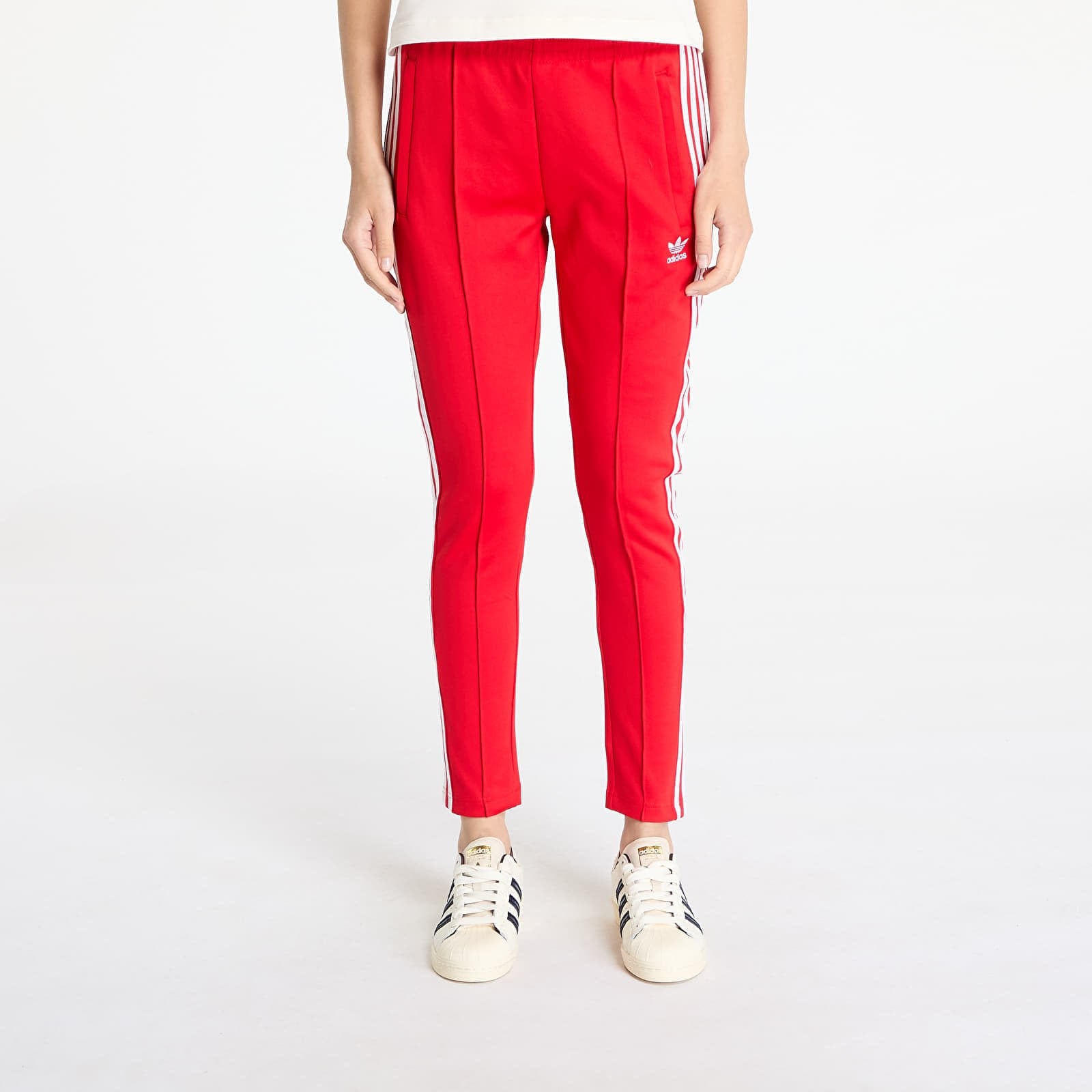 Byxor adidas Adicolor SST Track Tracksuit Pant Better Scarlet S