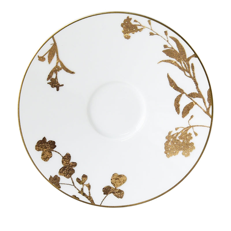 Bernardaud Vegetal Or Espresso Saucer