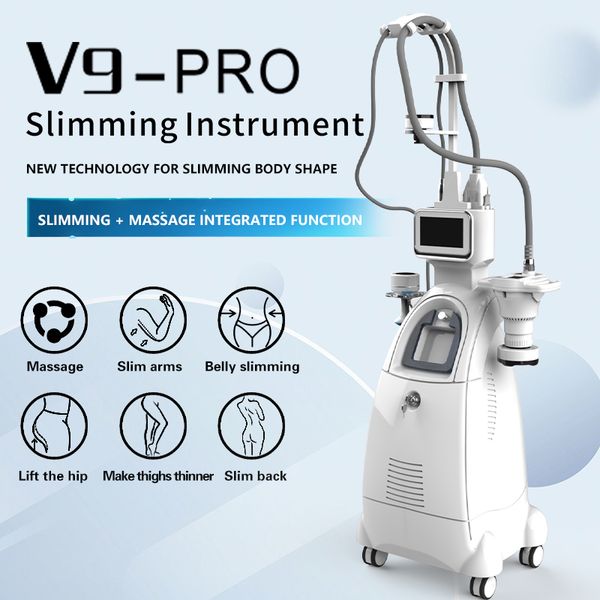 V9 Pro Ultrasonic Cavitation + RF 360 Rolling Vacuum Negative Pressure Body Shaping Effective Weight Loss Fat Dissolving Skin Tightening Mac
